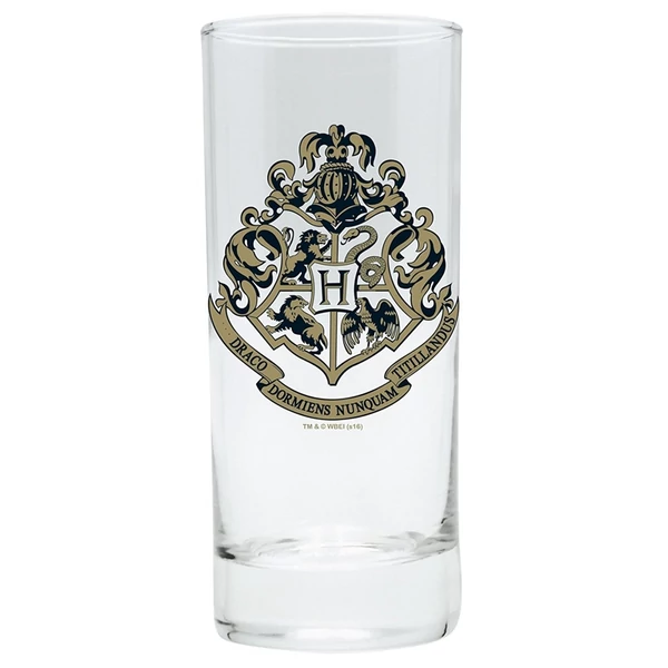 HARRY POTTER Hogwarts Roxfort üvegpohár 290 ml