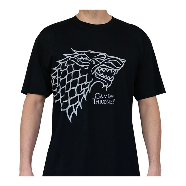 Game of Thrones Stark - Trónok harca outline póló