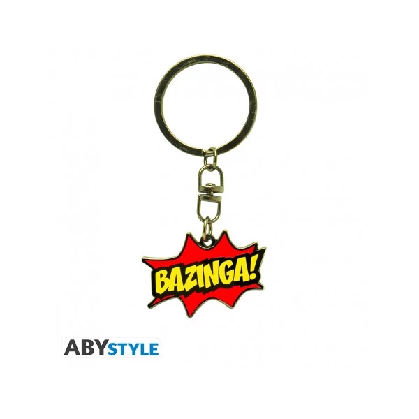 THE BIG BANG THEORY Bazinga fém kulcstartó