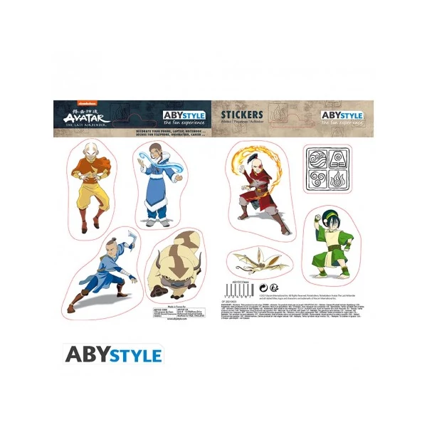 AVATAR The last airbender matrica csomag