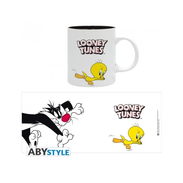 LOONEY TUNES Tweety Sylvester bögre