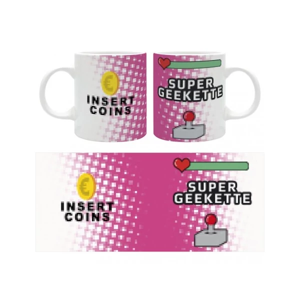 Retro Gaming  Happy Mix Super Geekette bögre