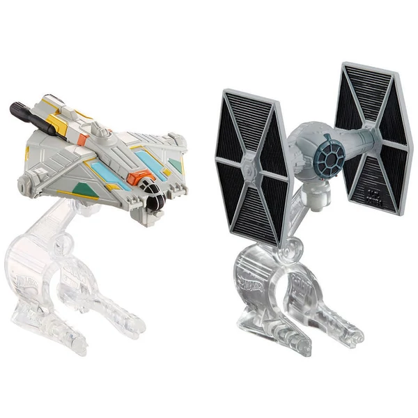 STAR WARS Hot Wheels Tie Fighter vs Ghost játék űrhajók