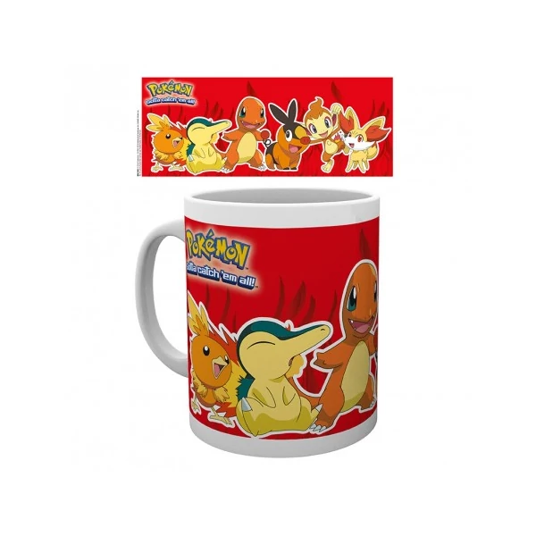 POKEMON Fire partners bögre
