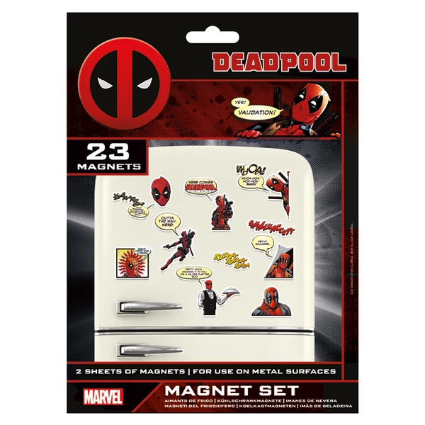 MARVEL Deadpool hűtőmágnes csomag