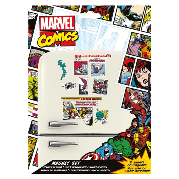 MARVEL COMICS hűtőmágnes csomag