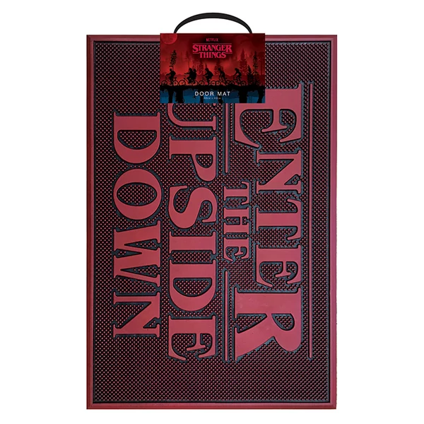 STRANGER THINGS Upside Down gumi lábtörlő szőnyeg