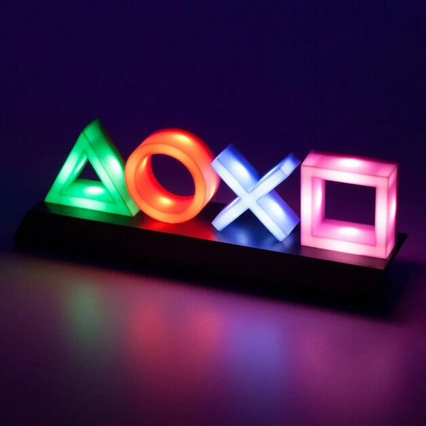 PLAYSTATION Button icon USB hangulat lámpa