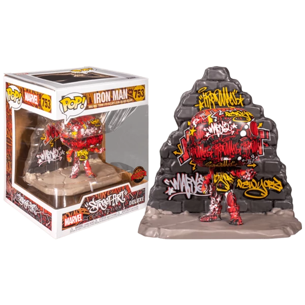 FUNKO POP Deluxe Street Art collection MARVEL Iron Man figura