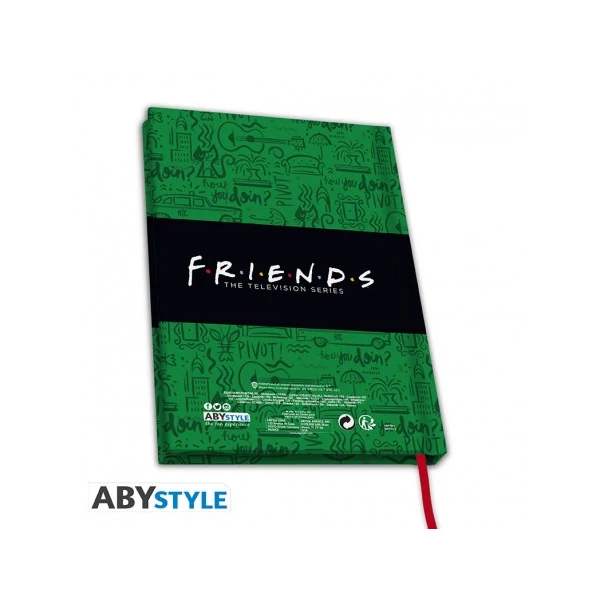 FRIENDS notesz A5 vonalas jegyzetfüzet