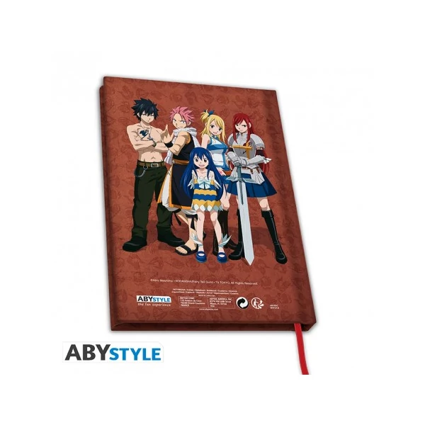 FAIRY TAIL notesz A5 vonalas jegyzetfüzet