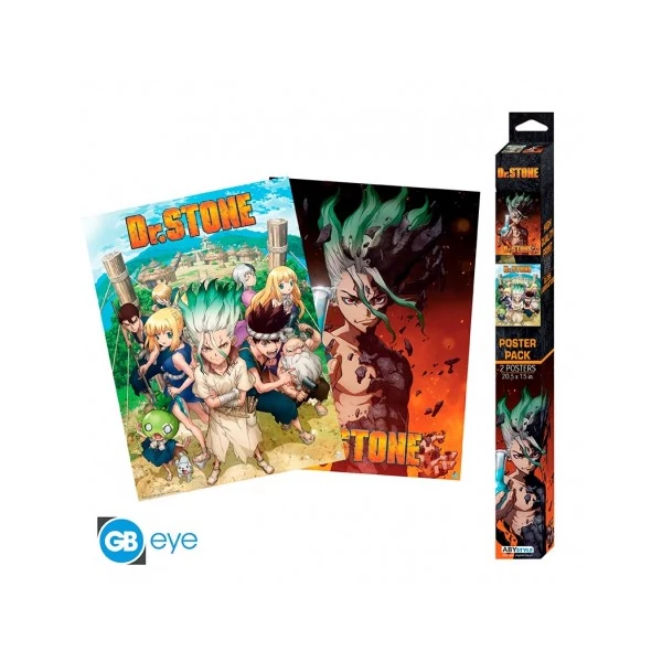 DR STONE Chibi poszter szett