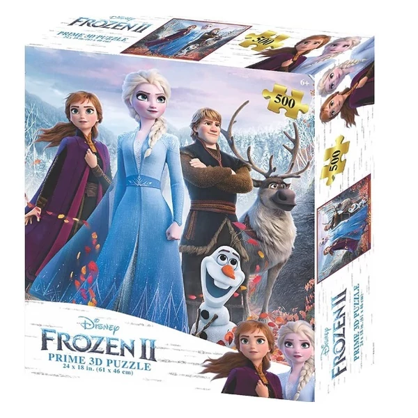 DISNEY Frozen 3D hologram puzzle kirakós