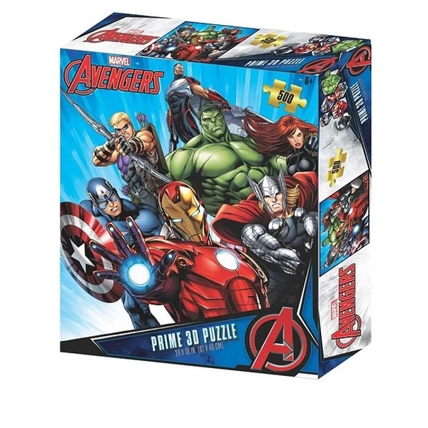 MARVEL Avengers Bosszúállók 3D hologram puzzle kirakós