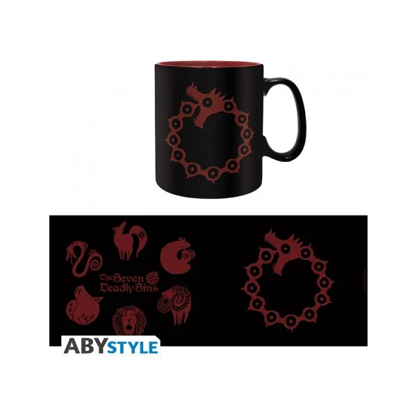 The Seven Deadly Sins bögre 460 ml