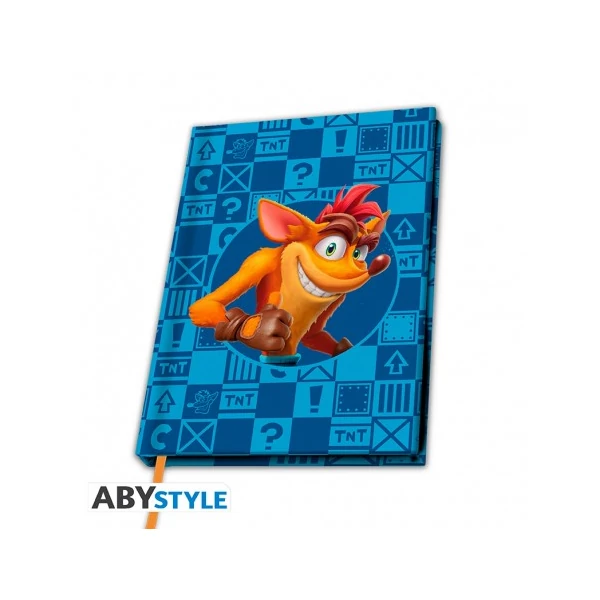 CRASH BANDICOOT - A5 jegyzetfüzet"Crash & Coco"