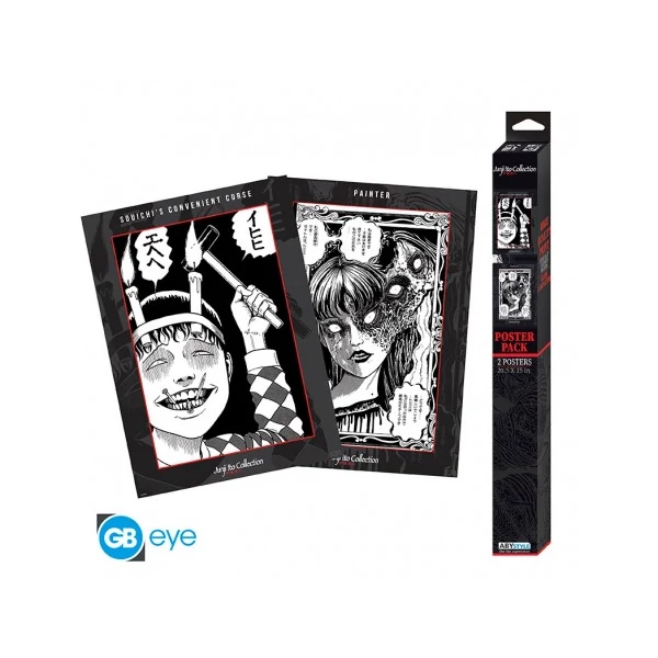 Junji Ito Chibi poszter szett