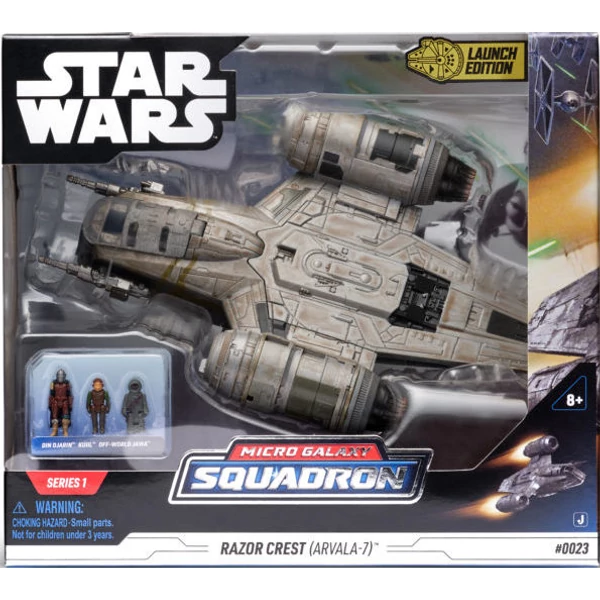 STAR WARS Micro Galaxy Squadron Razor Crest (Arvala -7) replika