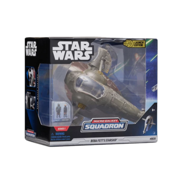 STAR WARS Micro Galaxy Squadron Boba Fett Starship replika