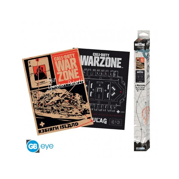 CALL OF DUTY COD Warzone chibi poszter szett