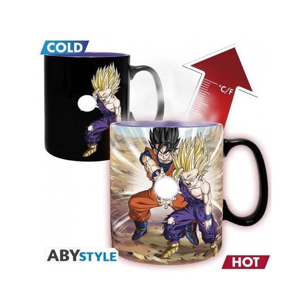 DRAGON BALL Gohan & Cell hőre változó bögre