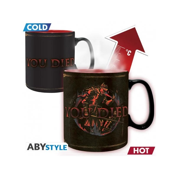 DARK SOULS - hőre változó bögre - 460 ml - You Died