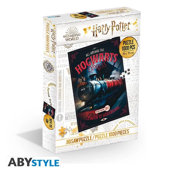 HARRY POTTER Hogwarts express 1000 darabos puzzle kirakós társasjáték