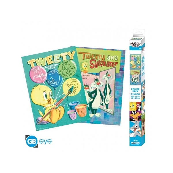 Looney tunes chibi poszter szett