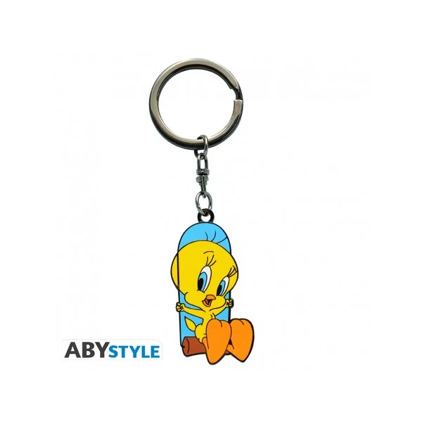 Looney Tunes Tweety Csőrike fém kulcstartó