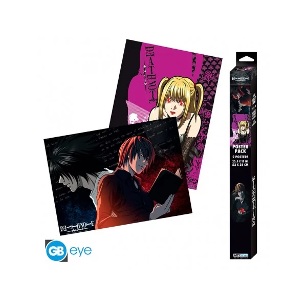 Death note chibi poszter szett Misa & Light