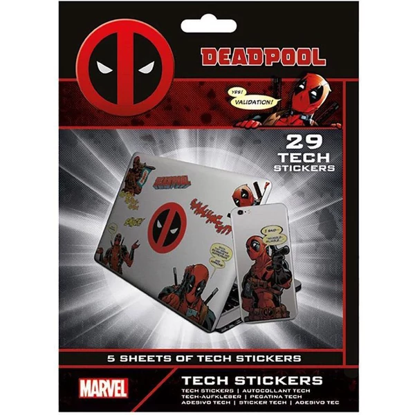 Marvel Deadpool matrica szett