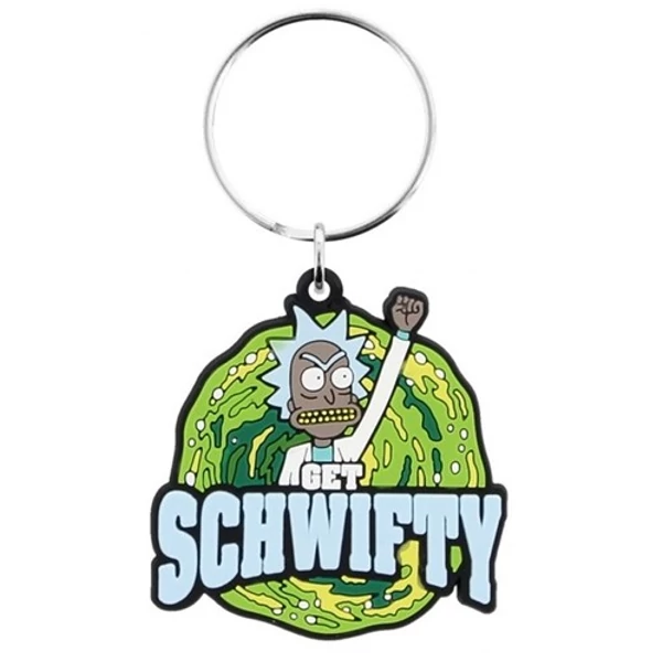 Rick and Morty - Get schwifty PVC kulcstartó