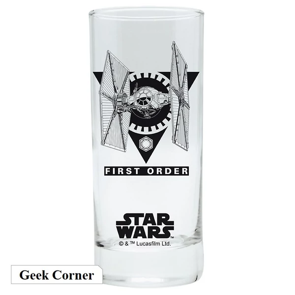 Star Wars Csillagok Háborúja First Order üvegpohár 290 ml