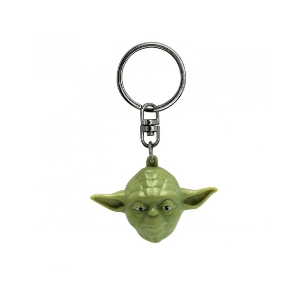 Star Wars Csillagok Háborúja Yoda 3D műanyag kulcstartó