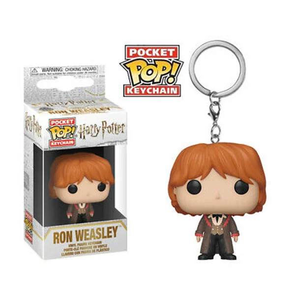 HARRY POTTER PoP! Ron Weasley Yule ball POP figurás kulcstartó 4 cm