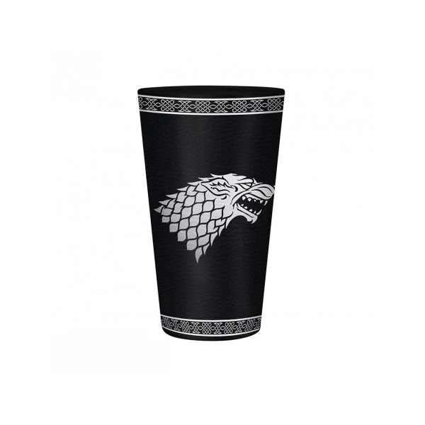 Game of Thrones Trónok Harca Stark foil prémium üvegpohár 400 ml