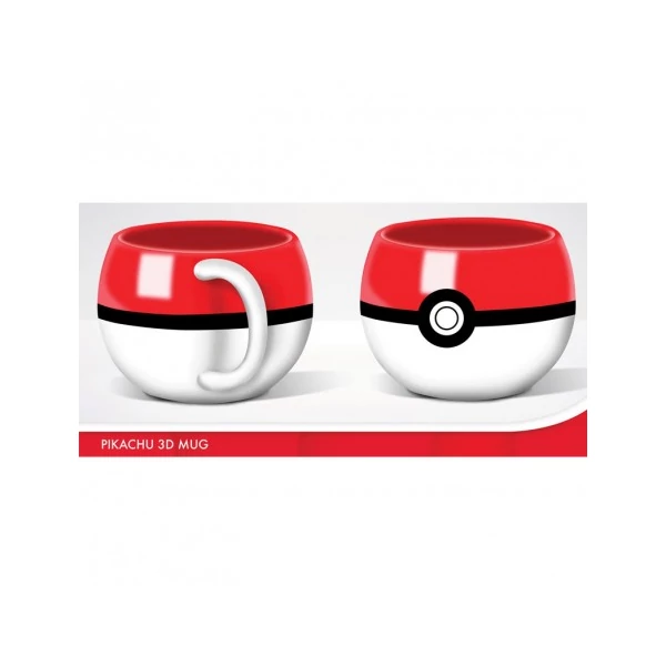 Pokemon - Pokeball 3D bögre