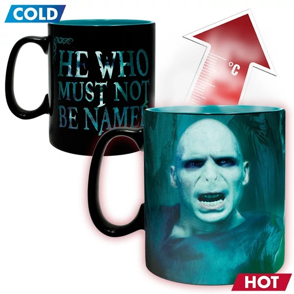 HARRY POTTER Voldemort hőre változó bögre 460 ml