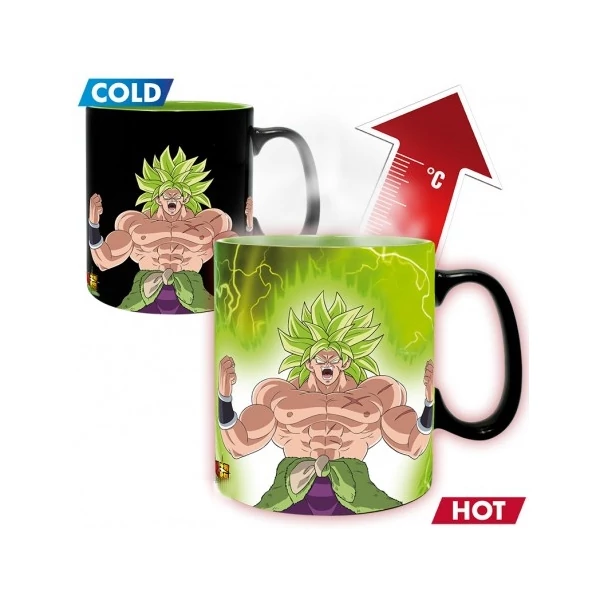 Dragon Ball Super Gogeta & Broly hőre változó bögre 460 ml