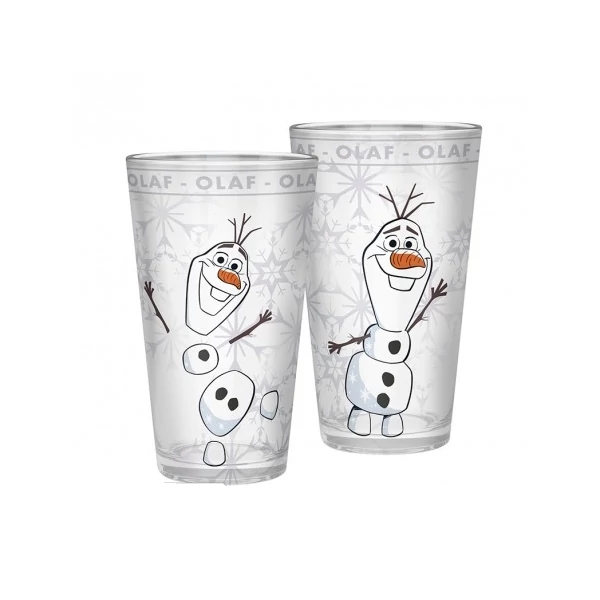 DISNEY Frozen Jégvarázs Olaf prémium üvegpohár 400 ml