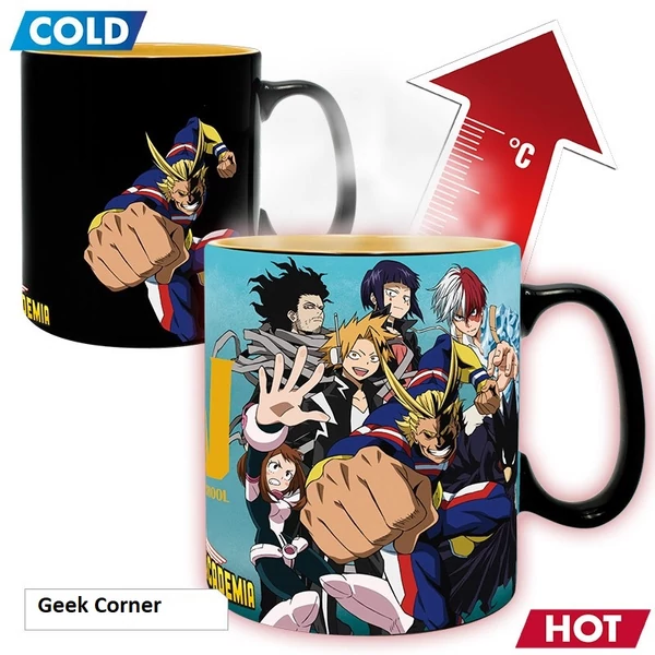 My Hero Academia Group hőre változó bögre 460 ml