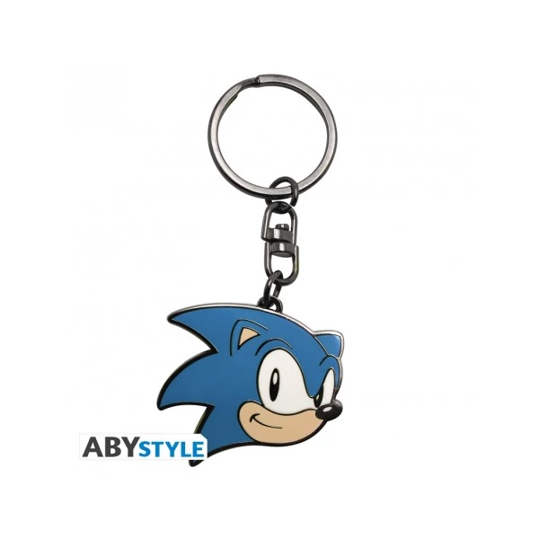 Sonic the hedgehog classic head fém kulcstartó