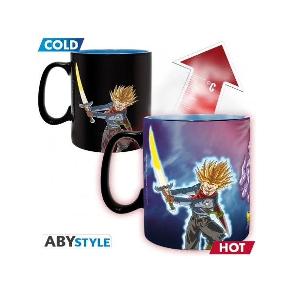 DRAGON BALL Vegito & Trunks hőre változó bögre