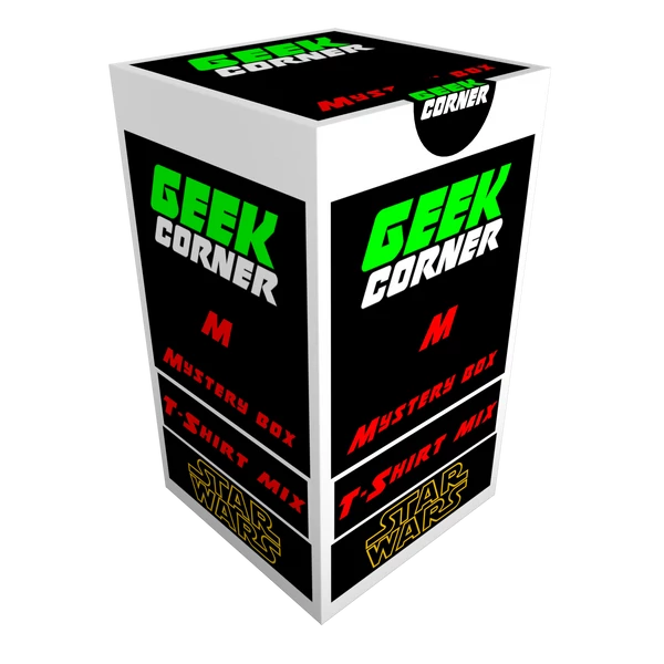 STAR WARS T-SHIRT MIX Mystery Geekbox meglepetés csomag S