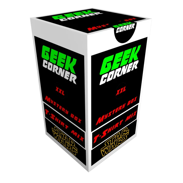 STAR WARS T-SHIRT MIX Mystery Geekbox meglepetés csomag xxl
