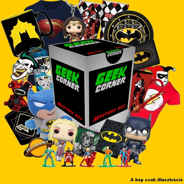 DC Comics Mystery Geekbox meglepetés csomag S