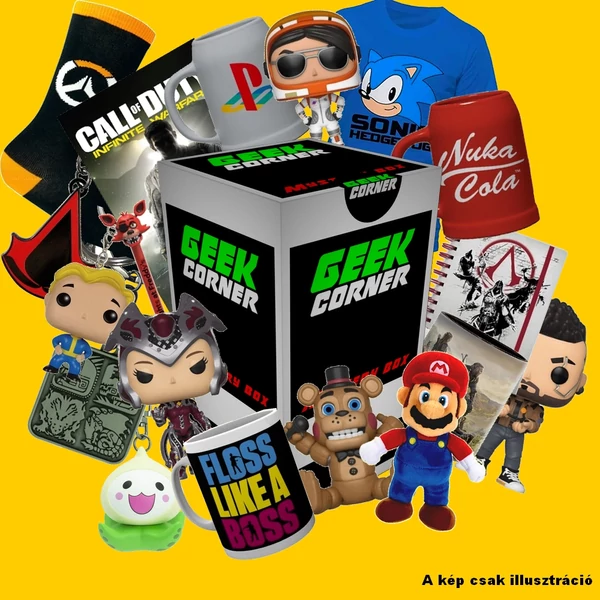 GAMER Mystery Geekbox meglepetés csomag L