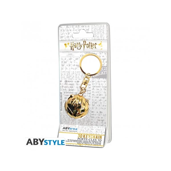 HARRY POTTER Aranycikesz 3D kulcstartó