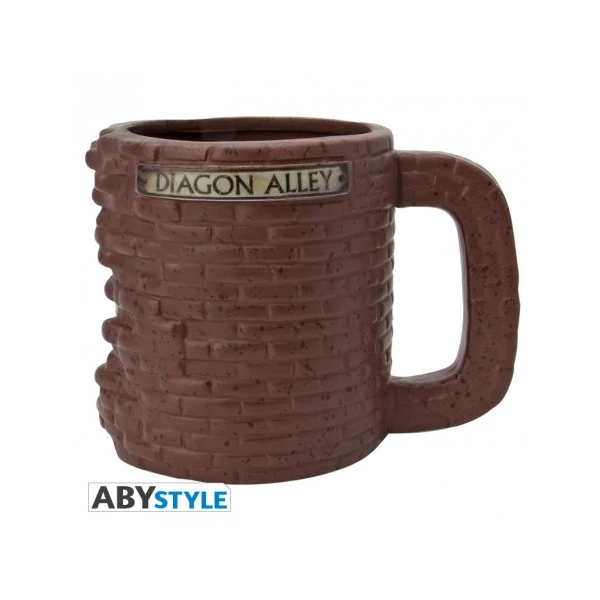 HARRY POTTER Diagon Alley Abszol út 3D bögre 500 ml