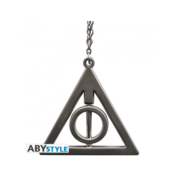 HARRY POTTER Deathly Hallows Halál ereklyéi 3D fém kulcstartó